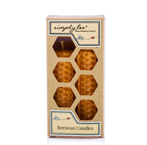 Rolled Beeswax Candle 8cm