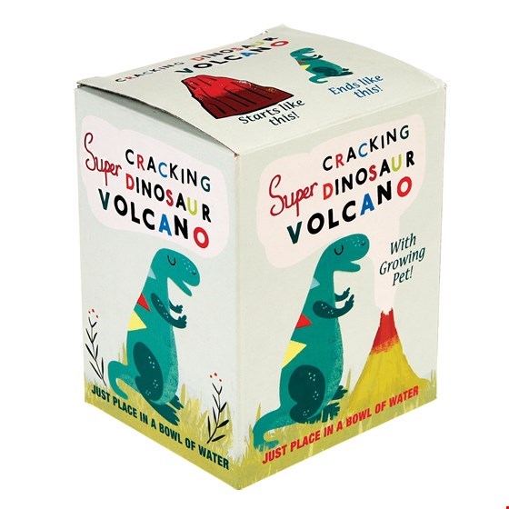 Dinosaur Cracking Volcano