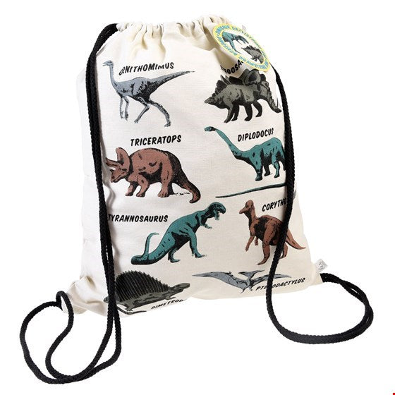 Prehistoric Land Drawstring Bag