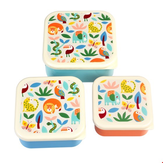 Set of 3 Wild Wonders Snack Boxes