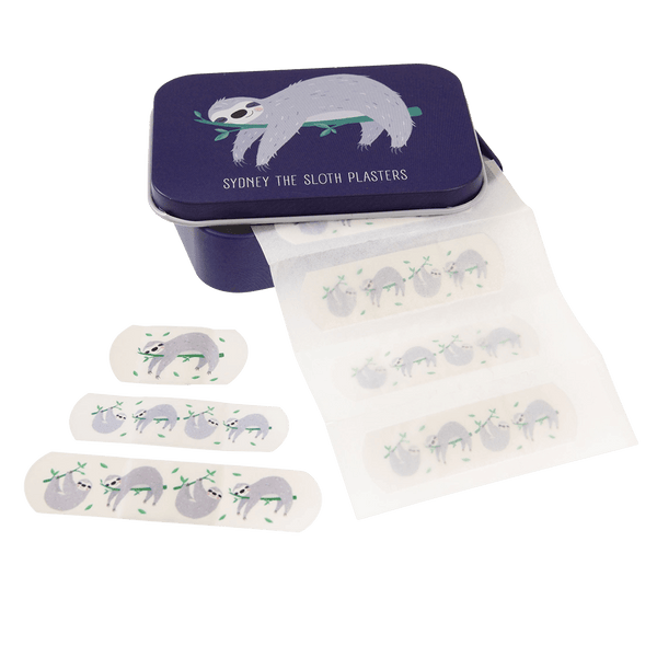 Sydney the Sloth Plasters in a tin (30 plasters)