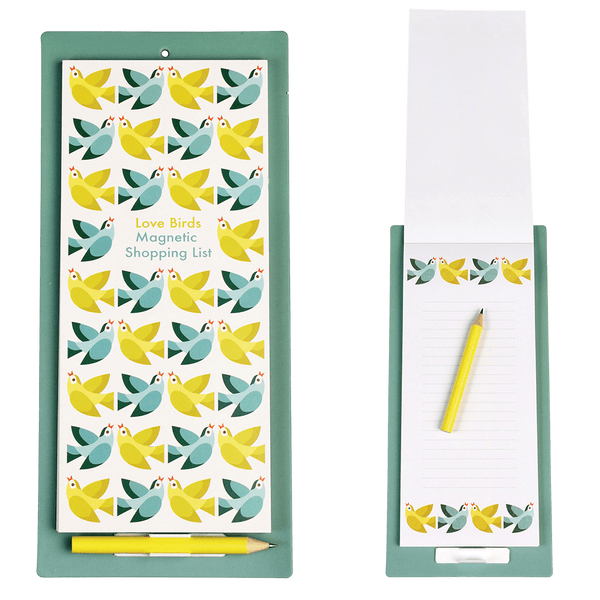 Love Birds Magnetic Shopping List