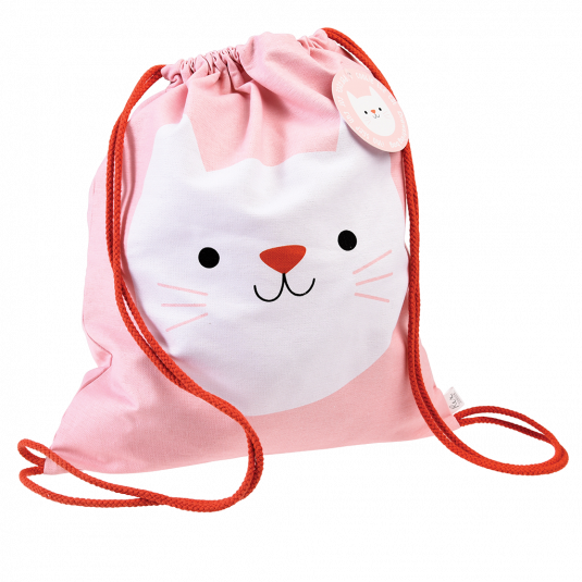 Cookie the cat Drawstring bag