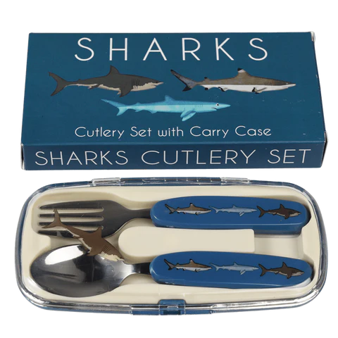 Sharks Cutlery Set