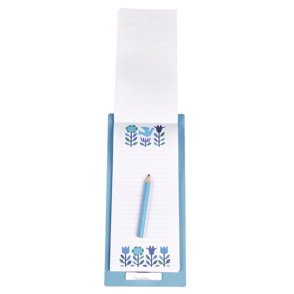 Folk Doves Magnetic Shopping List