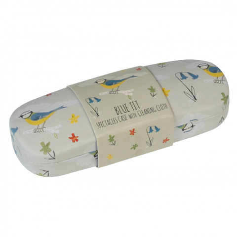 Blue Tits Glasses Case