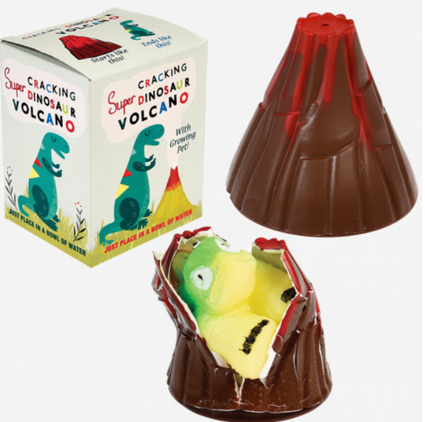 Dinosaur Cracking Volcano