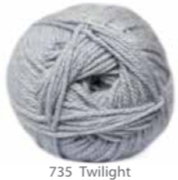 Elle Charity Double Knit 100g, Over 100 Colours