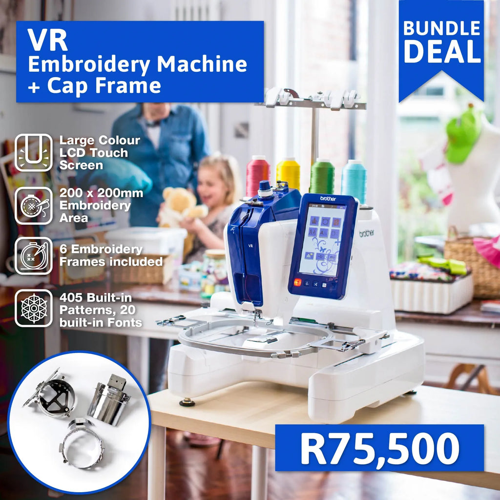 Brother VR Embroidery Machine + Cap Frame