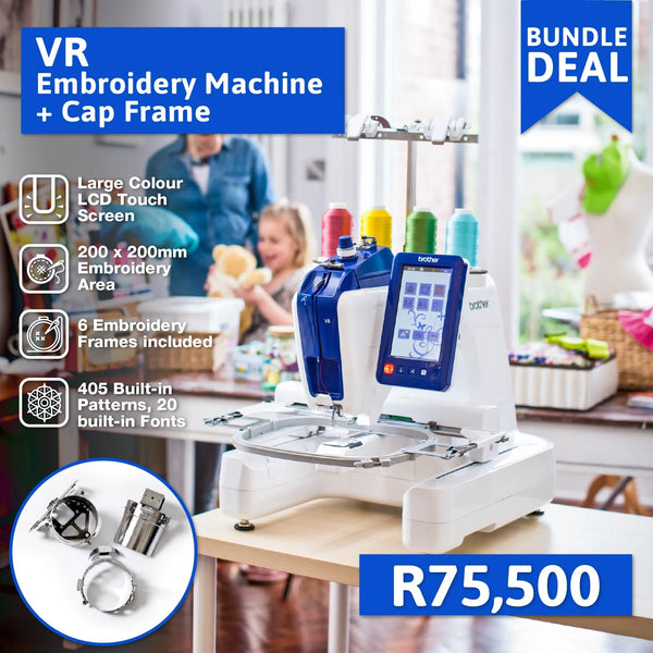 Brother VR Embroidery Machine + Cap Frame