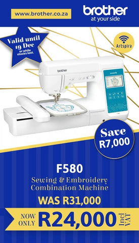 Brother Innov-is F580 Sewing & Embroidery Machine