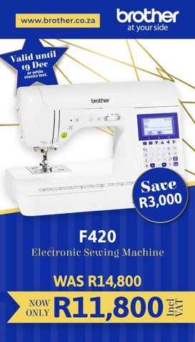 Brother F420 Computerised Sewing & Quilting Machine