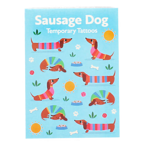 Sausage Dog Temporary Tattoo