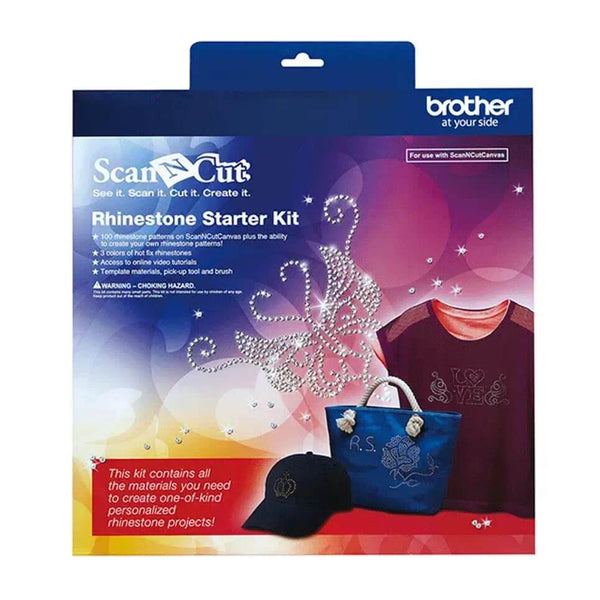 ScanNCut Rhinestone Starter Kit + Rhinestone Sheet Set