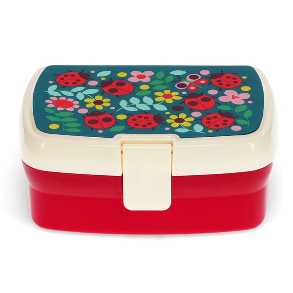 Ladybug Lunch Box with Tray