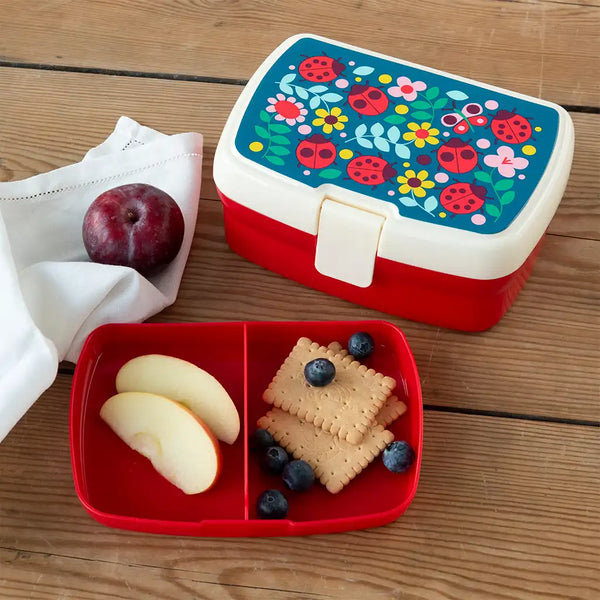 Ladybug Lunch Box with Tray