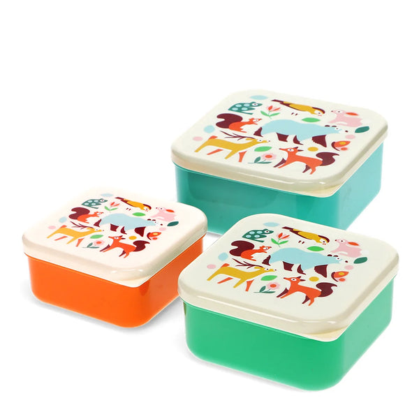 Woodland Snack Boxes (Set of 3)