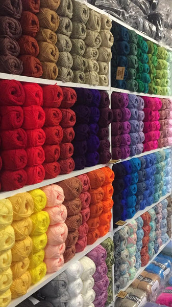 Elle Charity Double Knit 100g, Over 100 Colours