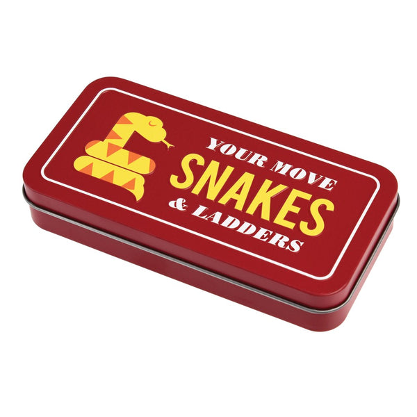 Travel Snakes and Ladders in a tin