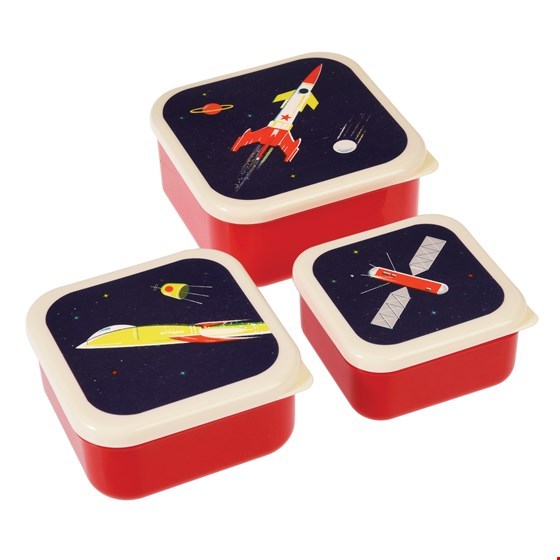 Space Age Snack Boxes (Set of 3)