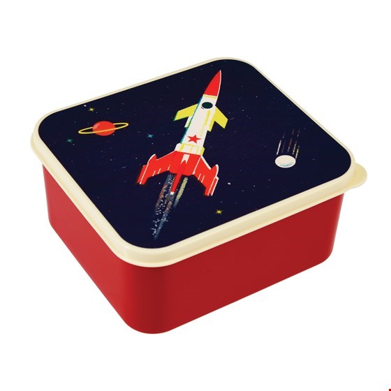 Space Age Rocket Lunch Box