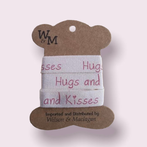 Hugs and Kisses Printed Ribbon