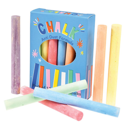 Coloured Chalk - Box of 12
