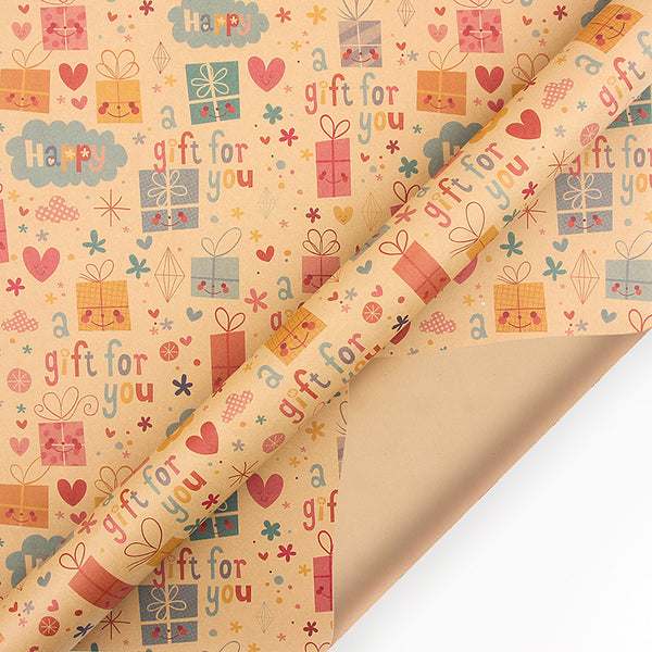 Wrapping Paper Sheet - Birthday/Celebrations x 5 Sheets