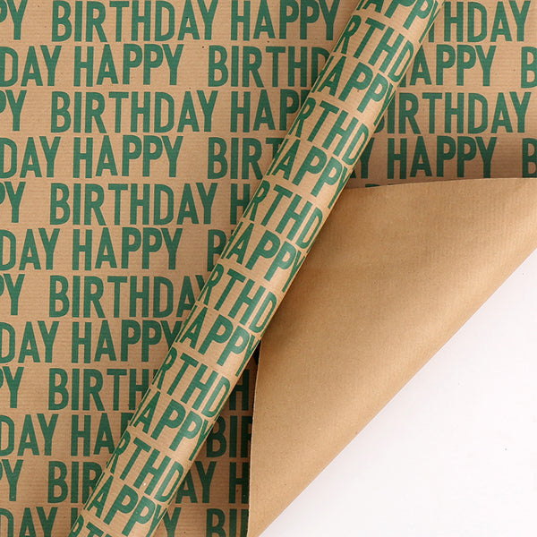 Wrapping Paper Sheet - Happy Birthday