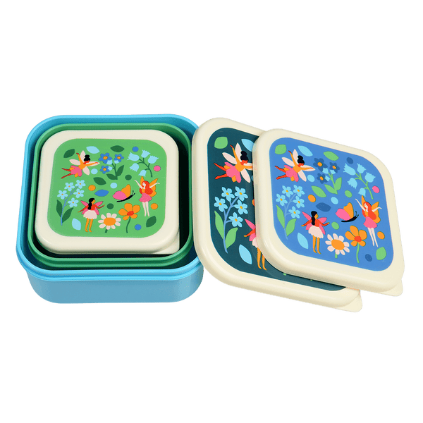 Fairies in the Garden Snack Boxes (Set of 3)