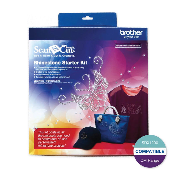 ScanNCut Rhinestone Starter Kit + Rhinestone Sheet Set