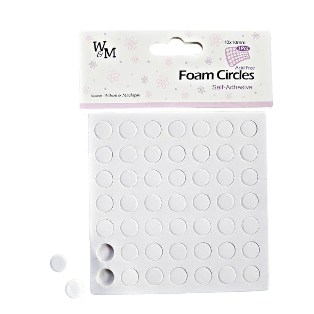Self-Adhesive Foam Circles 10mm