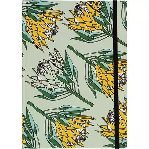 Notebooks A5 - Protea/Floral/Nature Pattern