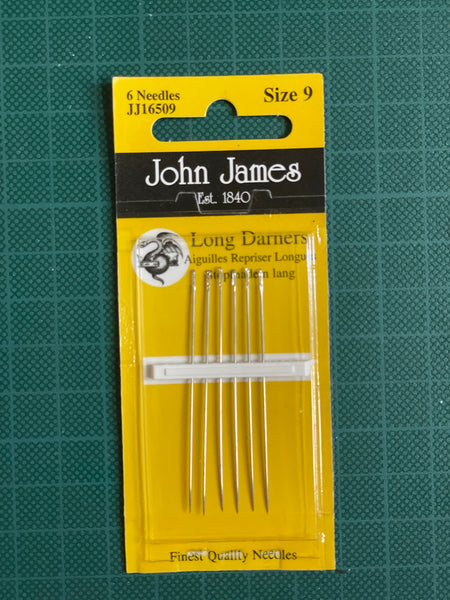 John James Long Darners Sewing Needle
