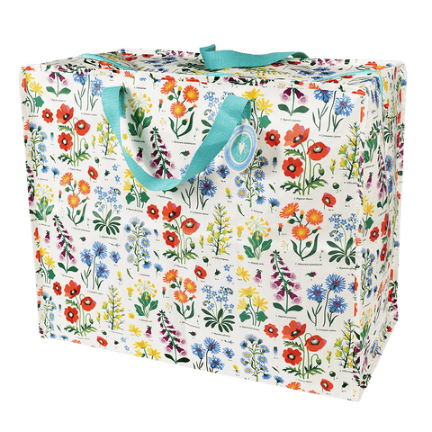 Wild Flowers Jumbo Storage Bag